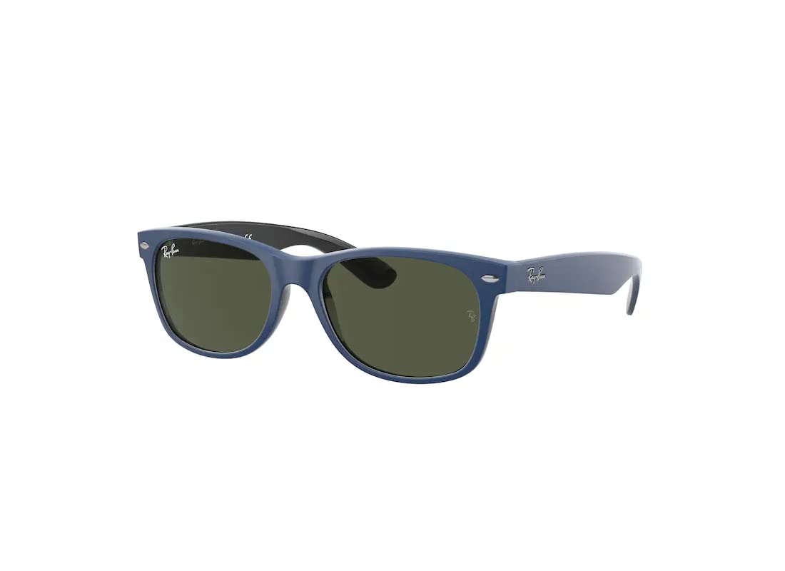 Ray Ban RB2132 New Wayfarer Sunglasses for Men & Women - Classic Unisex Aviator Style, UV Protection, Polarized Lenses + Free Eyewear Care Kit Bundle | Perfect for Driving, Beach, Outdoor Activities & Fashion Accessories