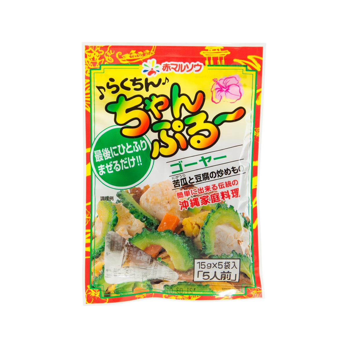 AKAMARUSOU Okinawa Sauce for Goya Chanpuru (75g) - Authentic Japanese Bitter Melon Stir Fry Seasoning | Perfect for Okinawan Cuisine, Home Cooking & Asian Dishes