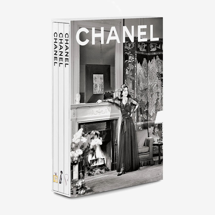 Assouline Chanel Set of 3 Books: Fashion, Jewelry & Watches, Fragrance & Beauty Collection - Luxury Coffee Table Books for Fashion Enthusiasts & Home Decor