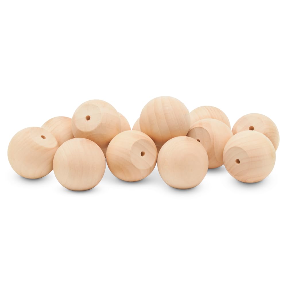 Natural Wood Knobs 1.75