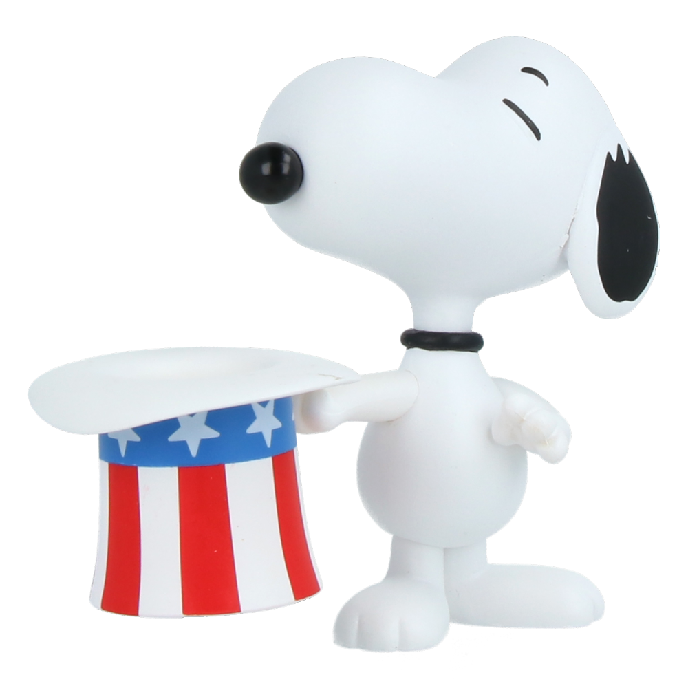 Peanuts Series 15 Americana Uncle Snoopy UDF Figurine - Collectible Snoopy Statue for Home Decor, Office Display & Gift for Peanuts Fans