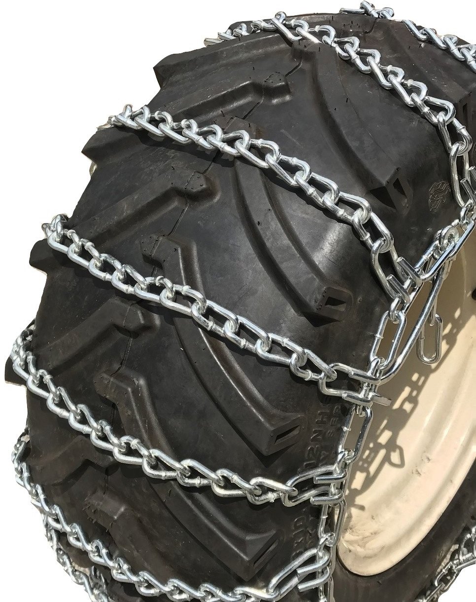 Simplicity 3012 23x8.50-12 Snow Tire Chains - Heavy Duty Winter Traction for ATVs, Tractors & Snowblowers (Pair) | Ideal for Icy Roads & Off-Road Adventures