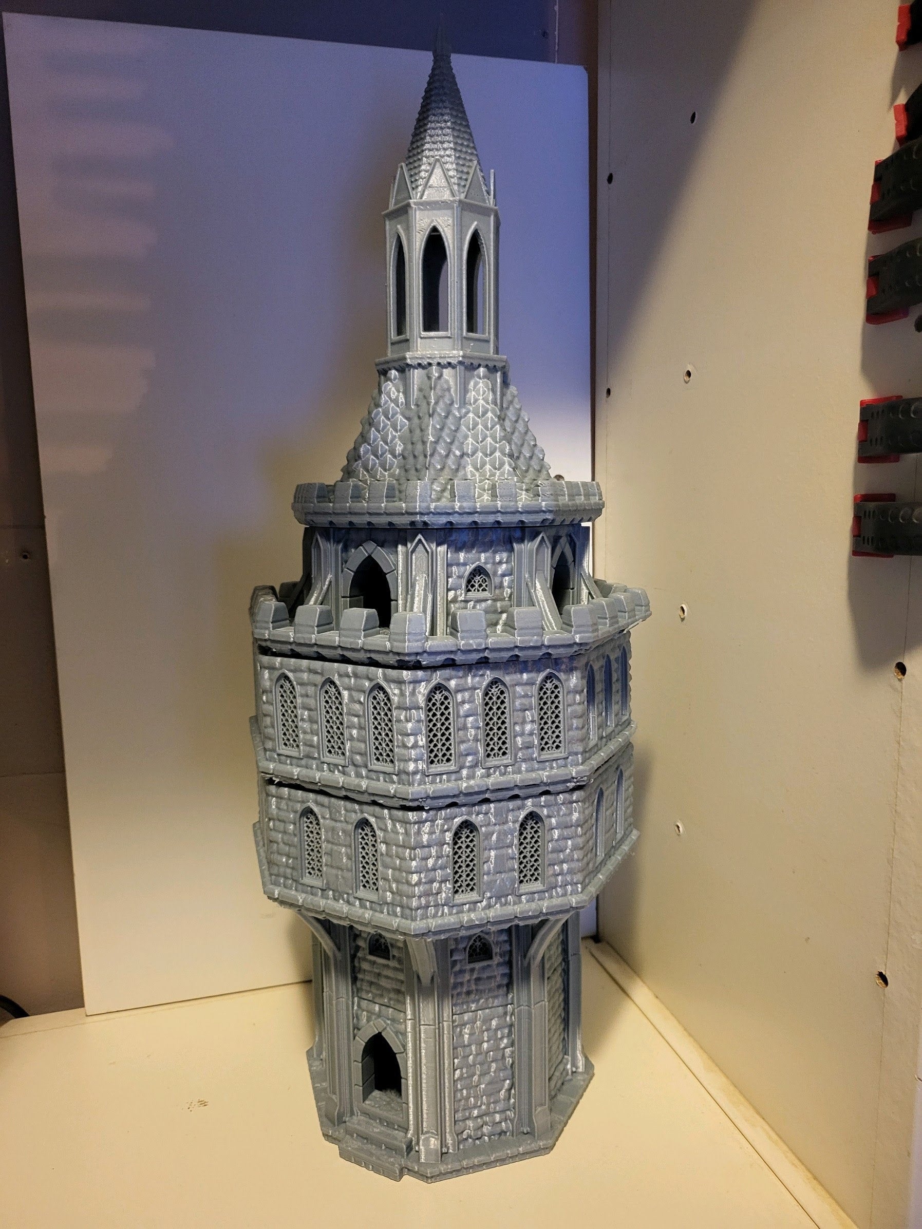 28mm Wizard Tower Terrain for Dungeons & Dragons - Fantasy RPG Scenery for Tabletop Gaming & Miniature Battles