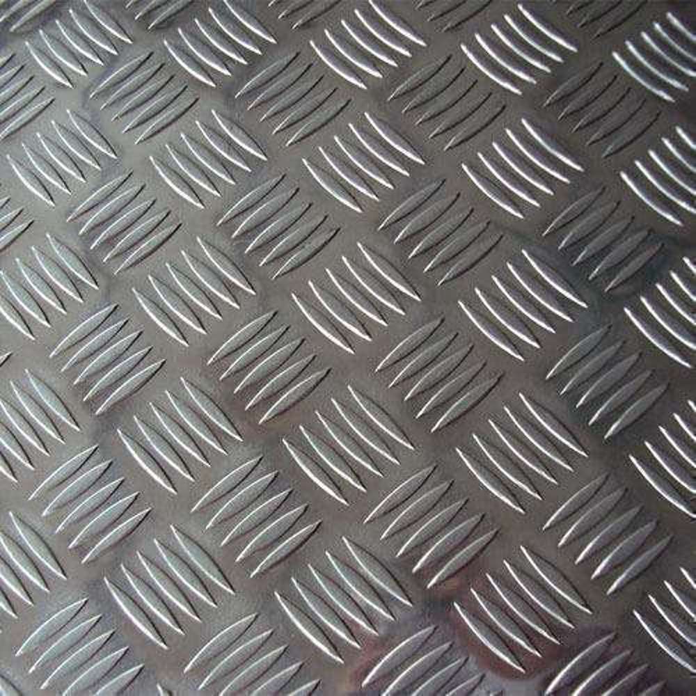 Aluminum Checker Plate 2400 x 1200 x 2.0mm - Non-Slip Metal Flooring for Workshop, Truck Bed & Industrial Use