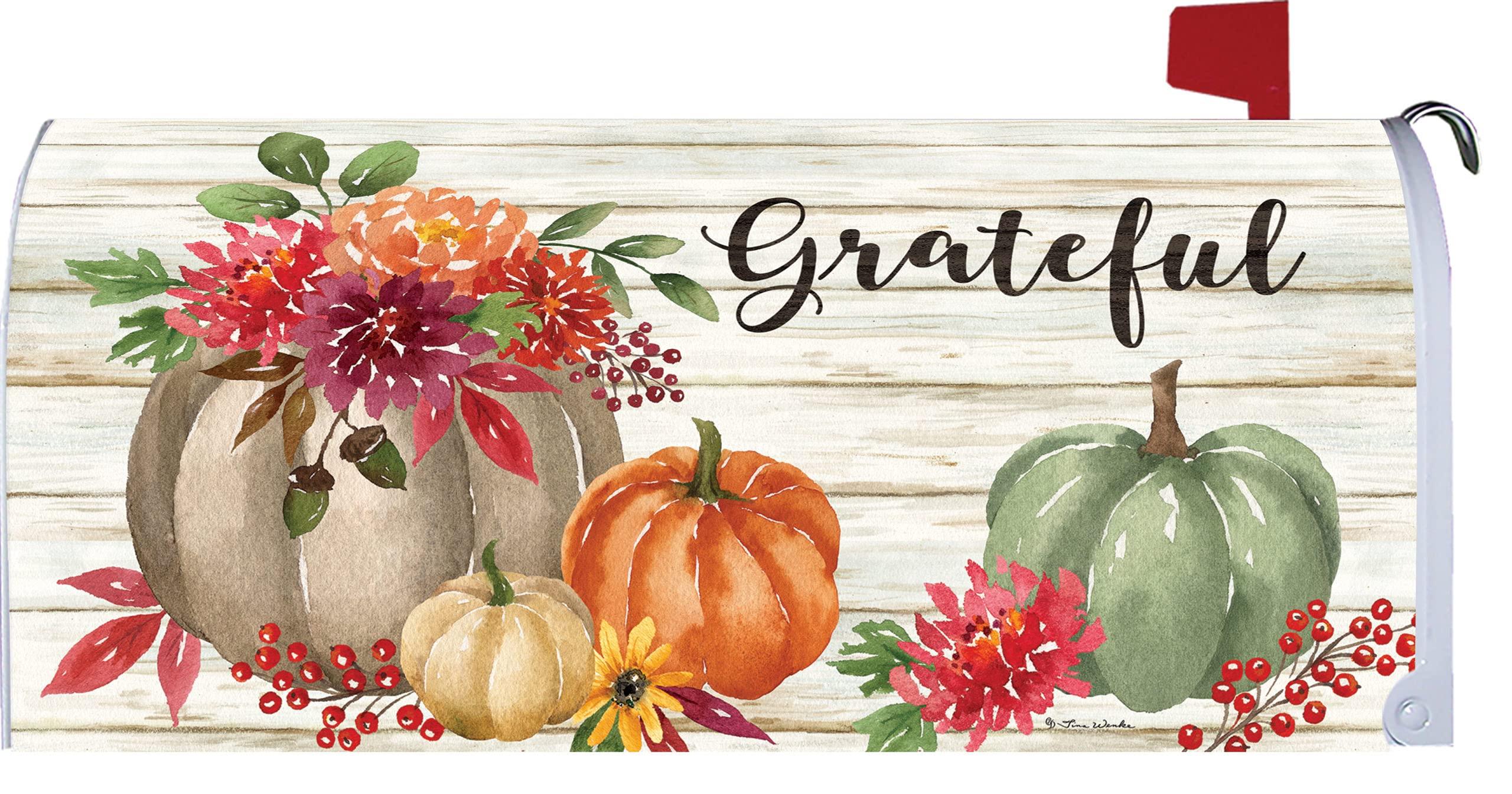 Grateful Mailbox Makeover Kit - Decorative Mailbox Cover for Curb Appeal & Home Decor | Perfect for Holidays, Front Yard, and Seasonal Decorations