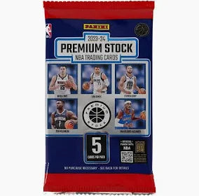 2023-2024 Panini Premium Stock Basketball Trading Cards Retail Pack - Collectible Sports Cards for NBA Fans and Card Enthusiasts | Perfect for Trading, Collecting, and Displaying