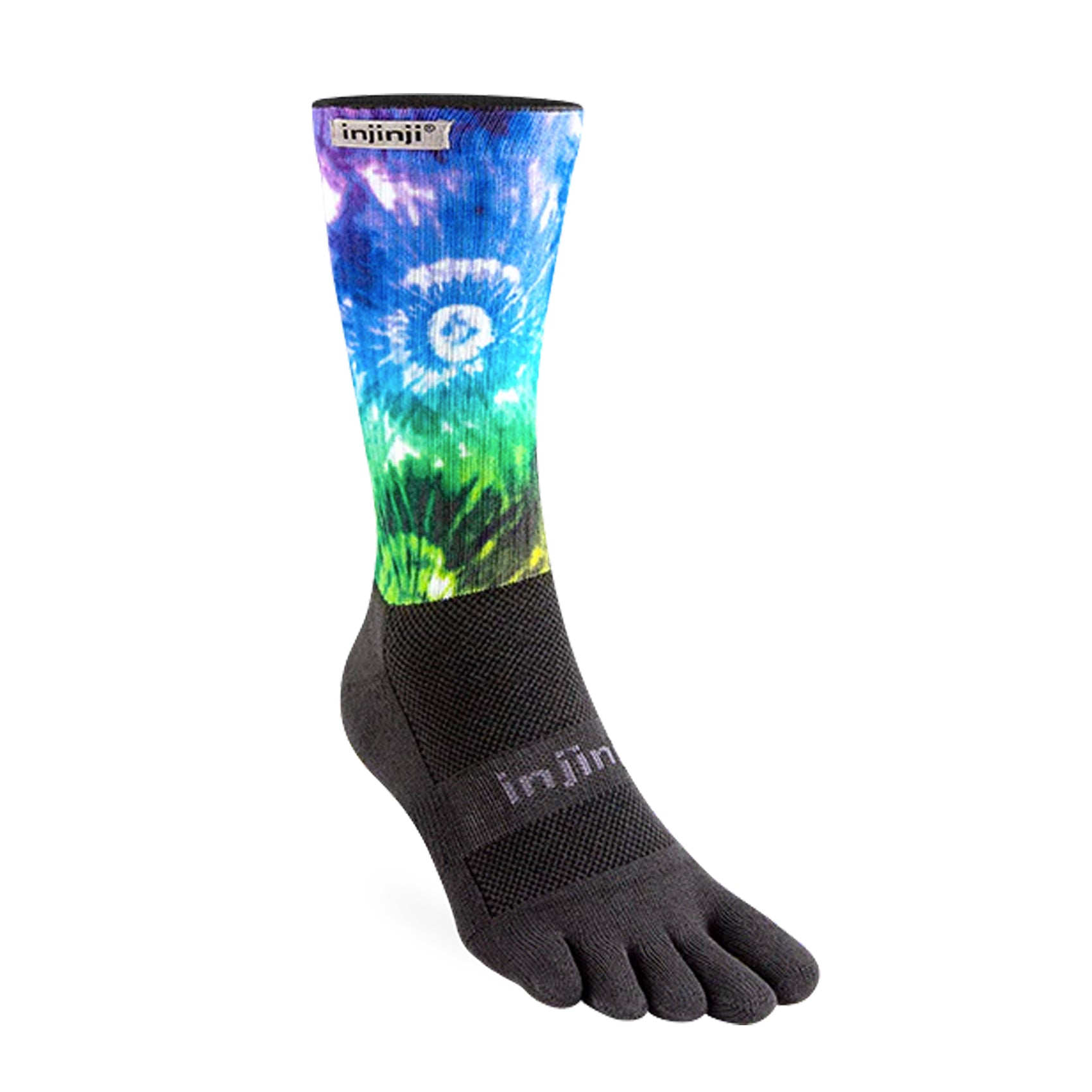 Unisex Injinji Trail Midweight Crew Socks - The Courtney Crew - Moisture-Wicking Hiking & Running Socks for Men & Women - Perfect for Outdoor Adventures, Trail Running & Long-Distance Hiking