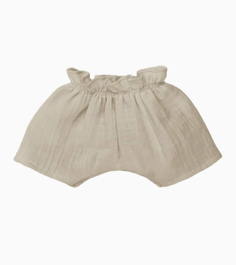 Pebble Cotton Shorts for Minikane Baby Dolls - Soft & Comfortable Toddler Outfit for Playtime & Dress-Up