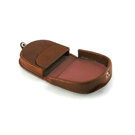 Premium Leather Coin Purse Wallet - Small RFID Blocking Change Holder for Women & Men - Perfect for Travel, Shopping, and Everyday Use (Mocha Brown)