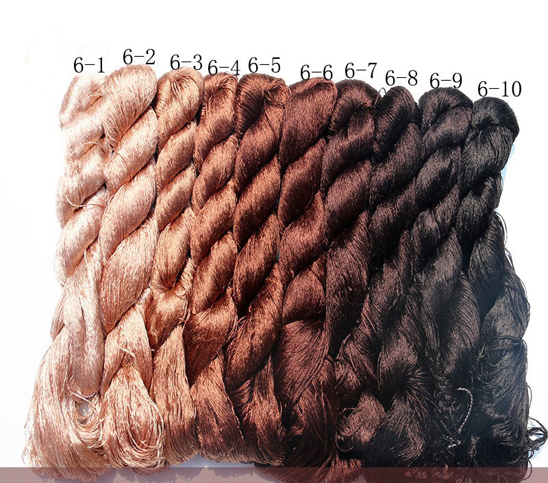 400m Suzhou Embroidery Mulberry Silk Thread (Color #006) - Premium Hand Embroidery Yarn for Needlework, Cross Stitch & DIY Craft Projects