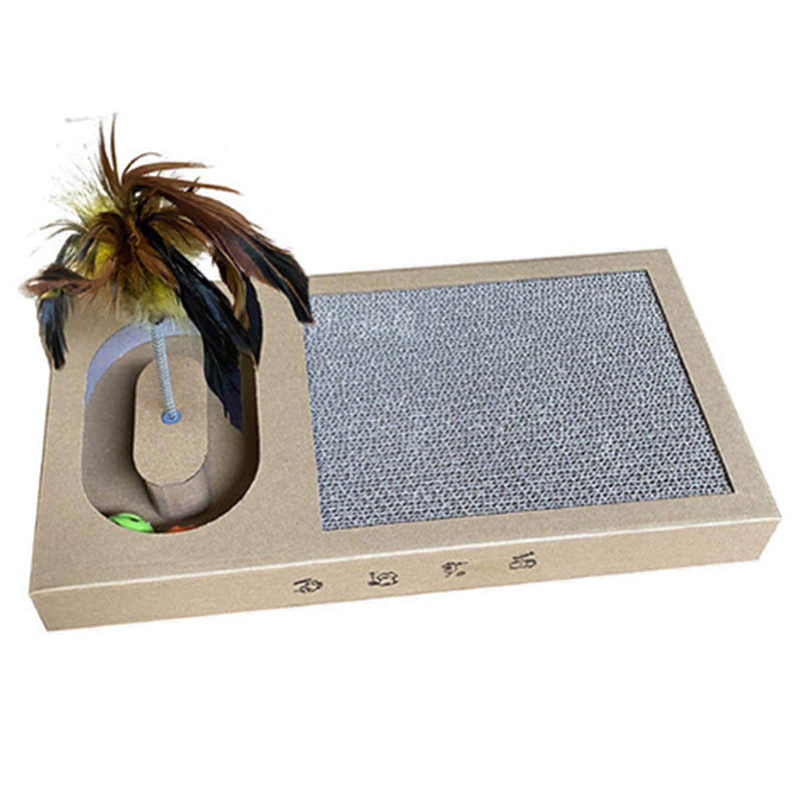 Durable Corrugated Cat Scratcher Cardboard Lounge Bed - Recyclable Scratch Pad for Furniture Protection & Kitty Training Toy | Perfect for Indoor Cats, Playtime & Sofa Protection