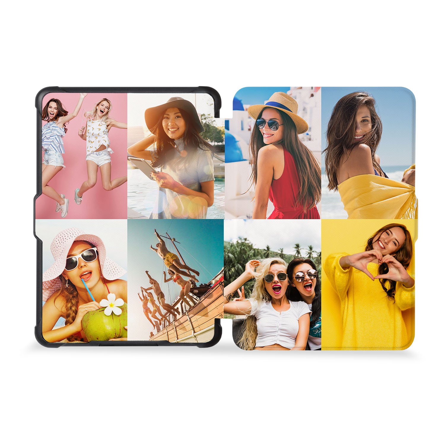 Premium Kindle Case with 8 Custom Photo Slots - Durable Protective Cover for Kindle E-Reader - Perfect for Travel, Gifts & Personalization