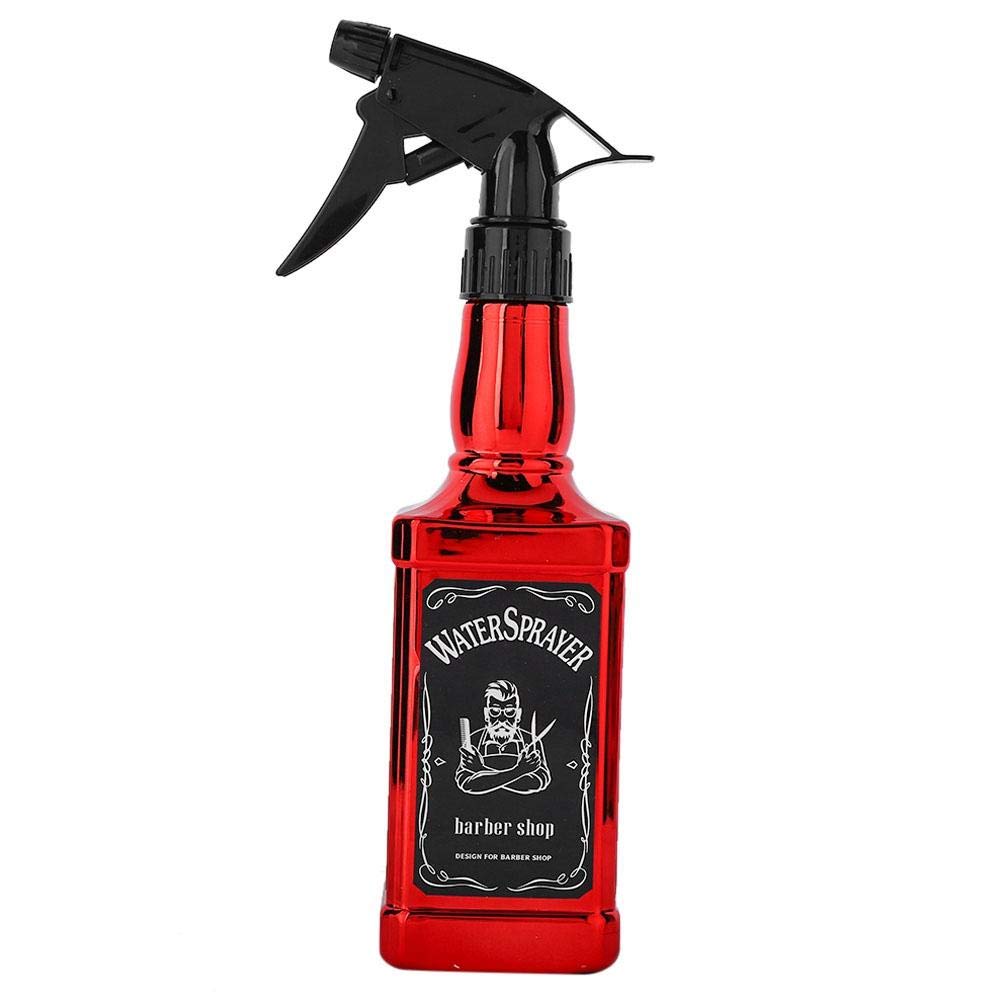 Professional Salon Spray Bottle - Hair Mister & Essential Oil Sprayer, Portable ABS Plastic Empty Spray Bottle for Hair Styling, Aromatherapy & Plant Care (Red)