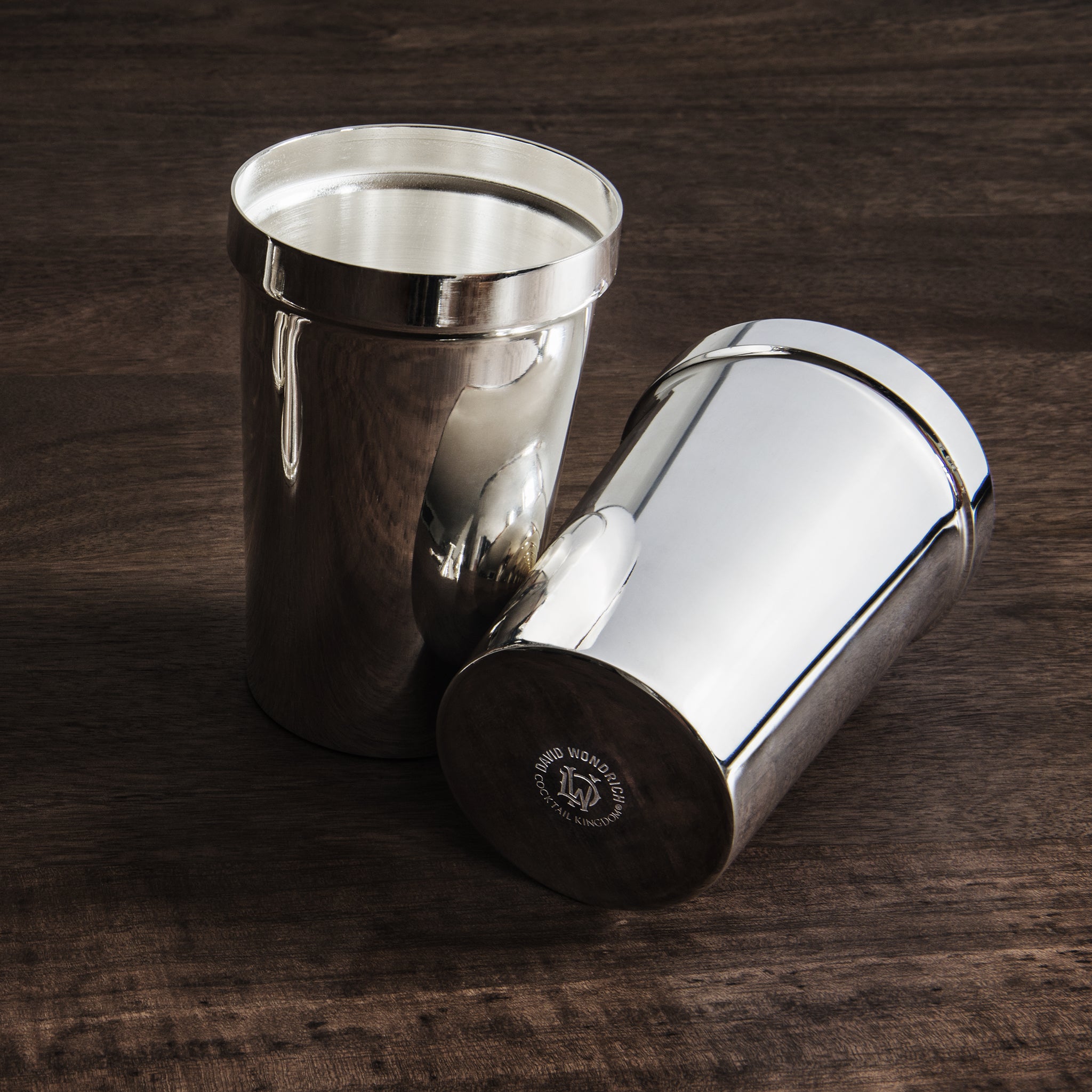 COLEY™ Stainless Steel Cocktail Shaker - 520ml (18oz) Silver Plated EPNS Bar Tool for Mixing Martinis, Margaritas & Cocktails - Perfect for Home Bars & Professional Bartenders