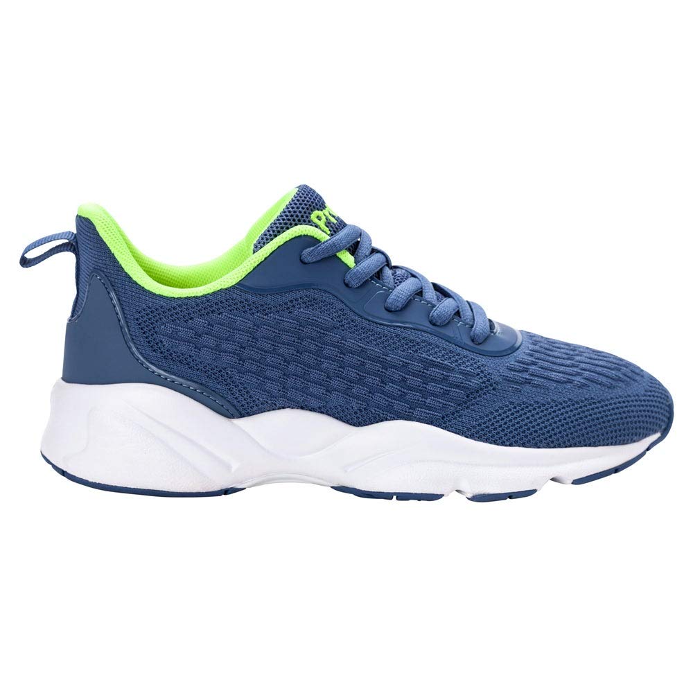 Propet Women's Stability Strive Walking Sneakers - Comfortable Casual Shoes for Wide Feet - Blue - Size 12 (2E Wide) - Perfect for Walking, Travel & Everyday Wear