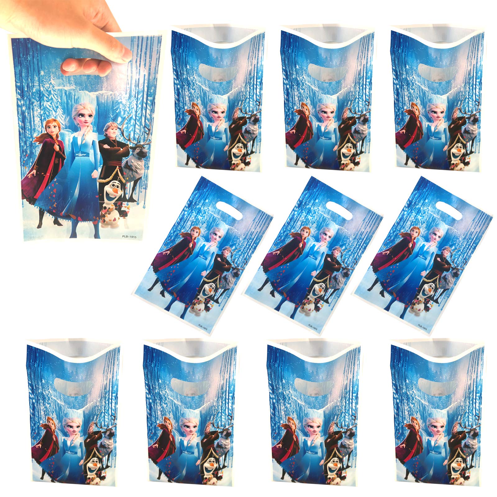 30 Pack Frozen Themed Party Gift Bags - Disney Frozen Candy Treat Bags for Kids Birthday Party Decorations & Supplies | Perfect for Frozen Birthday Parties, Baby Showers, and Themed Events