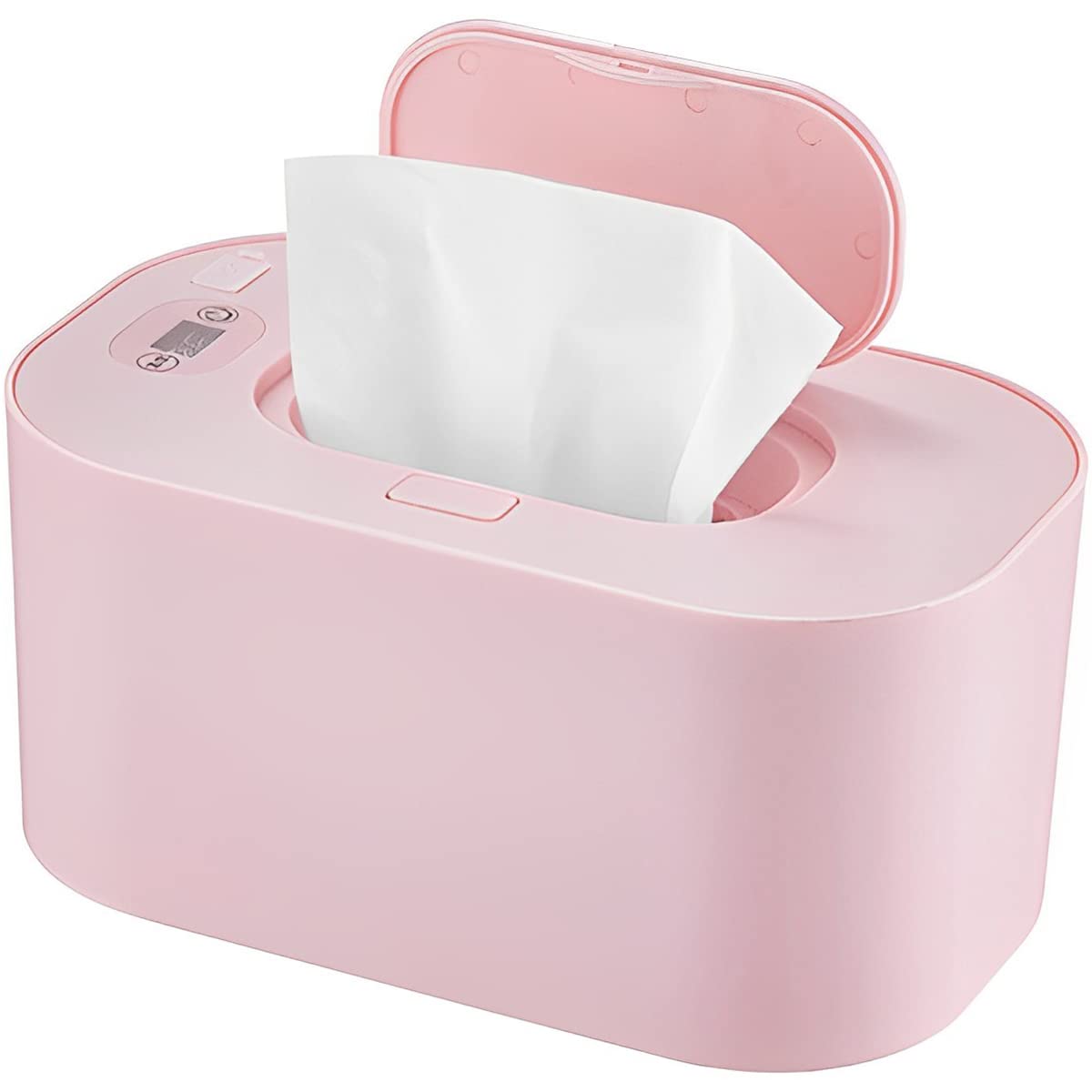 Baby Wipe Warmer with 3 Temperature Modes & USB Power - Portable Heated Wipes Dispenser for Diaper Changing at Home, Nursery, Car & Travel - Smart Temperature Control Wet Wipes Warmer Box