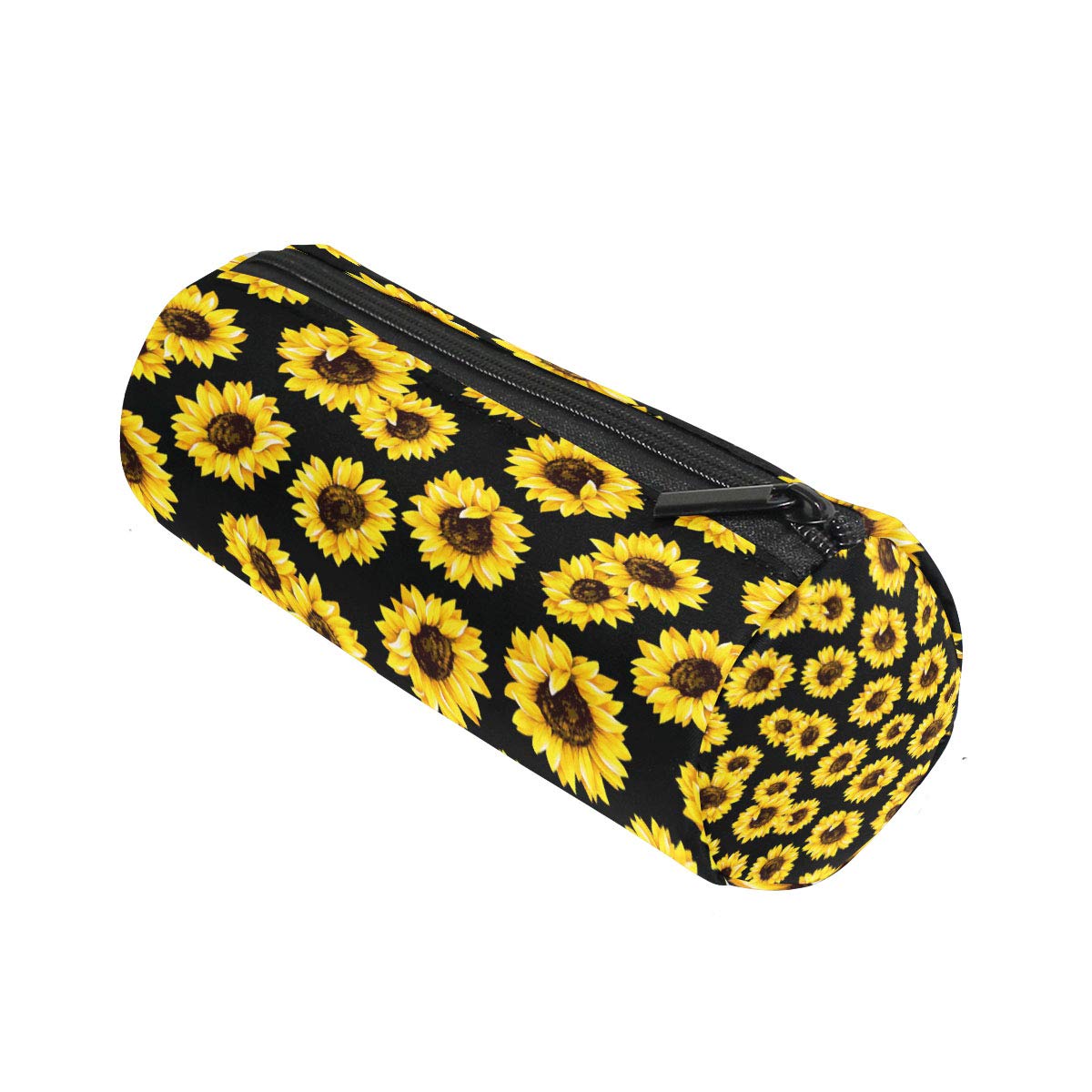 ALAZA Yellow Sunflower Pencil Case - Floral Pen Organizer for School & Office Supplies, Marker Storage Pouch, Desk Organizer for Students & Professionals | Perfect for Backpack, Workstation & Home Office Organization