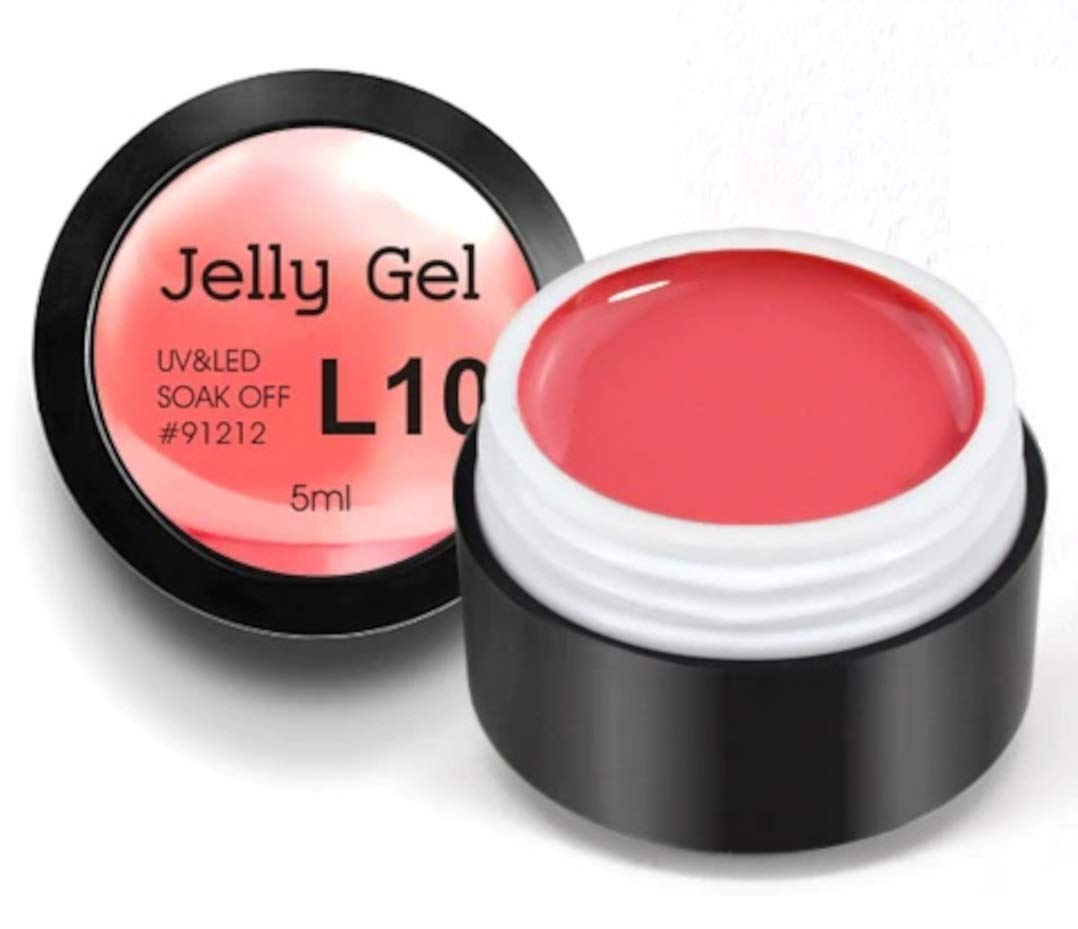 Venalisa Opal UV Gel Polish 5ml - Camouflage Natural Jelly Acrylic for French Nails, Crystal Nail Art Gel with UV/LED Curing - Perfect for Salon & DIY Manicures at Home (JG-5ml-L10)