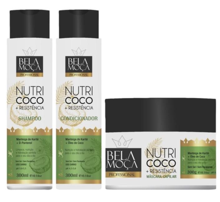 Coco Nutri Resistance Shea Butter & Panthenol Hair Treatment Kit - 3x300ml | Deep Conditioning for Dry, Damaged Hair - Perfect for Salon & Home Use
