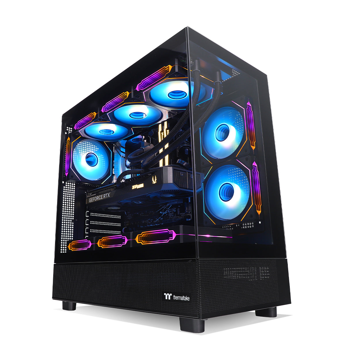 Astral AMP RTX 5070 Ryzen 5 9600X Gaming Desktop Computer - High Performance Black PC for 4K Gaming, VR & Esports
