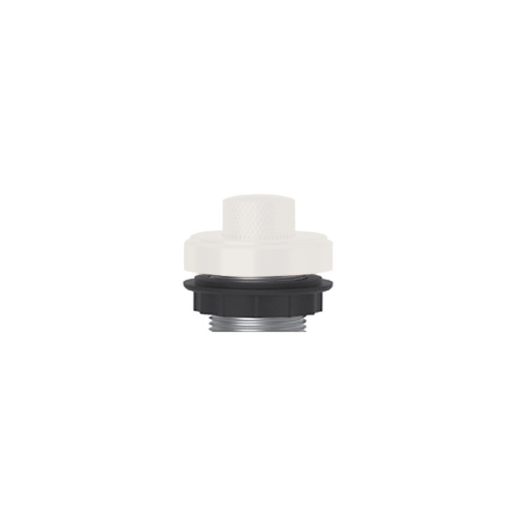 Air Activation Switch Muncy Disposer - Low Power Adapter in Matte White Brass Finish | Perfect for Kitchen Sink Waste Disposal Systems