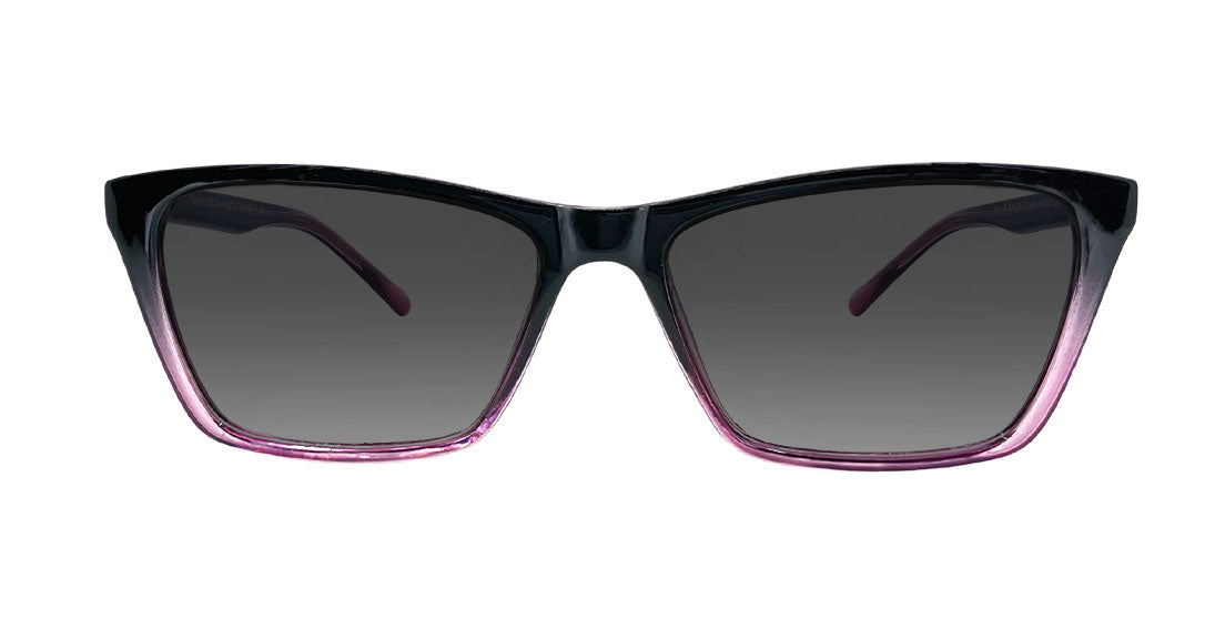 Stylish Black Plum Sunglasses S2862 for Women - UV Protection, Polarized, Fashionable Eyewear for Outdoor Activities, Beach, and Driving