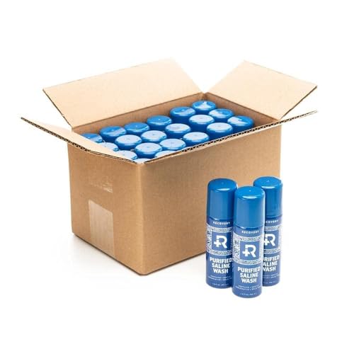 Natural Piercing Aftercare Saline Spray - 1.5oz (24 Pack) | Gentle Wound Cleaner for Ear, Nose & Body Piercings | Post-Piercing Healing Solution for Sensitive Skin | Ideal for Tattoo & Piercing Aftercare Routine