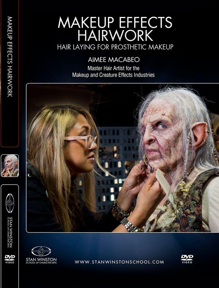 Stan Winston Studio Character Hairwork & Hair Laying for Prosthetic Makeup DVD - Professional Special Effects Tutorial for Movie & Theater Makeup Artists