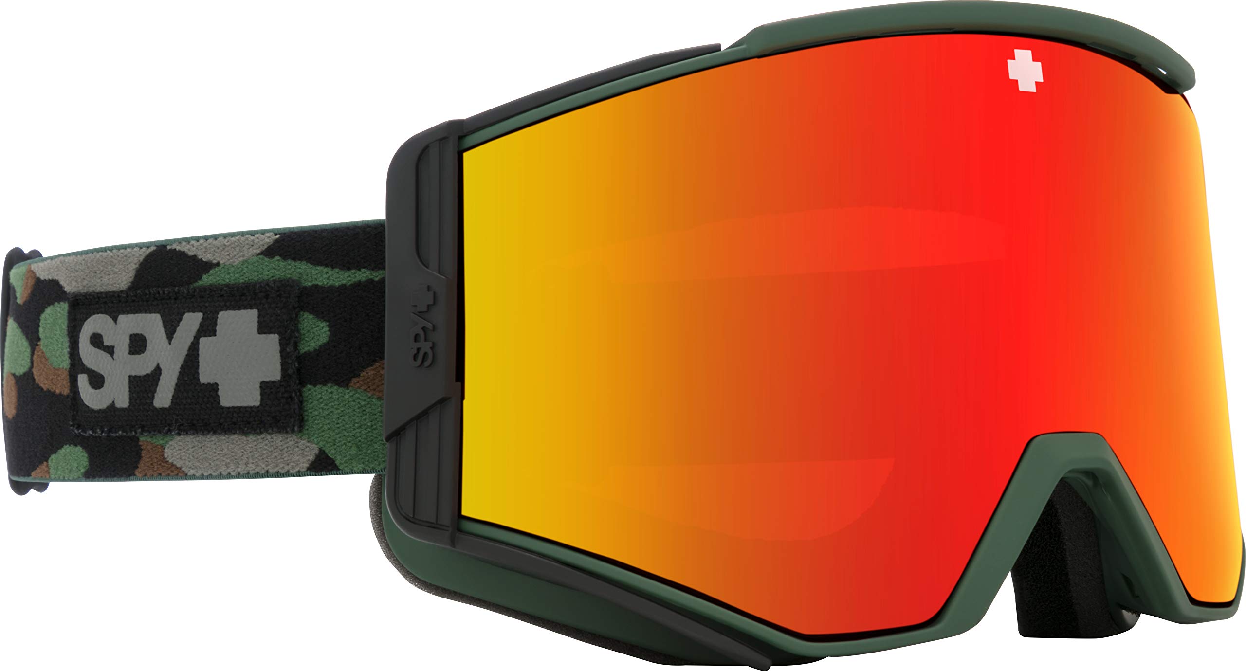 Ace Camo HD Plus Bronze with Red Spectra Mirror & HD Plus LL Yellow with Green Spectra Mirror Sunglasses - Perfect for Outdoor Sports, Fishing, and Driving