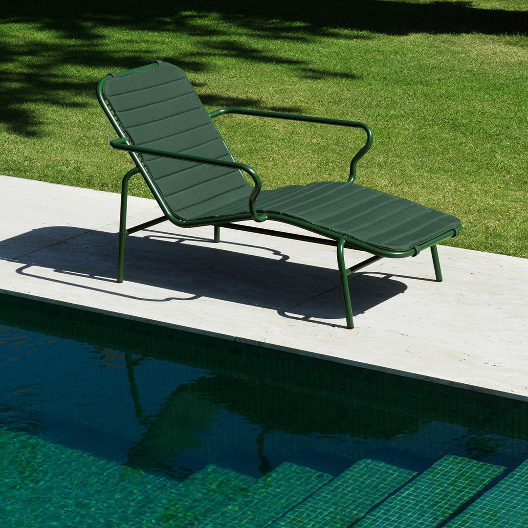 Premium Outdoor Chaise Lounge Chair Cushion - Waterproof & UV Resistant Patio Furniture Cushion for Poolside, Deck, and Backyard Relaxation