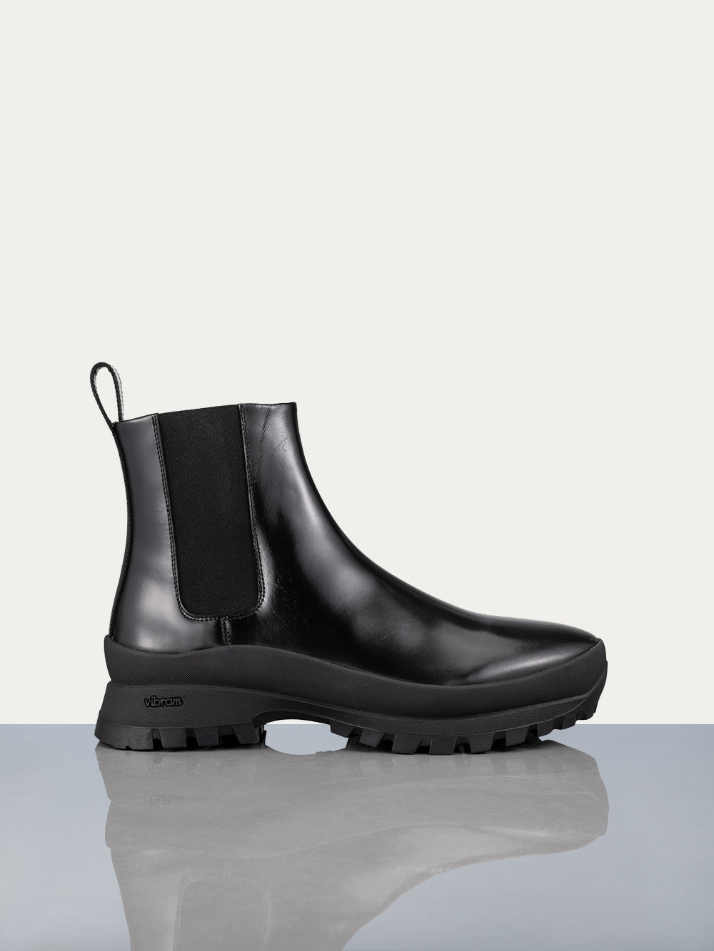 Men's Chunky Lug Sole Boots Noir - Waterproof Winter Hiking & Outdoor Work Boots for Men - Perfect for Snow, Rain & Rough Terrain