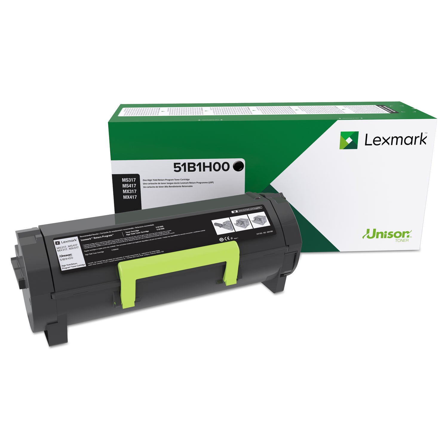 UNISON High Yield Black Toner Cartridge - 8500 Page Yield | Compatible for Laser Printers | Ideal for Office & Home Printing