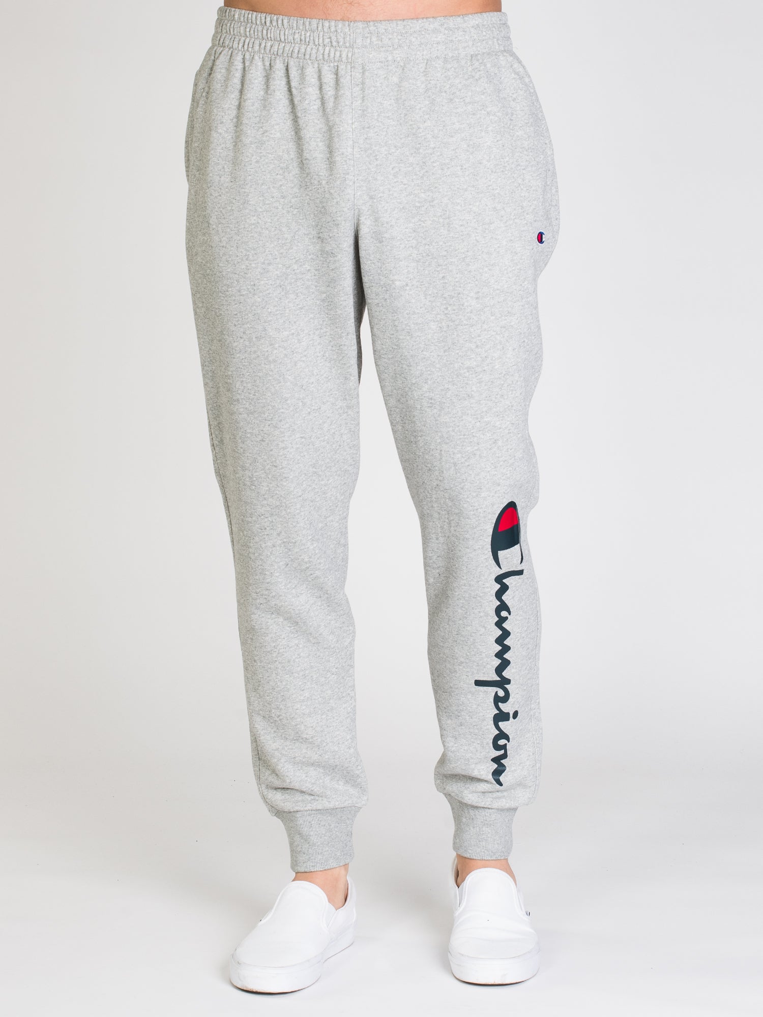 Champion Powerblend Script Jogger Pants - Men's Comfortable Athletic Sweatpants for Running, Gym & Casual Wear