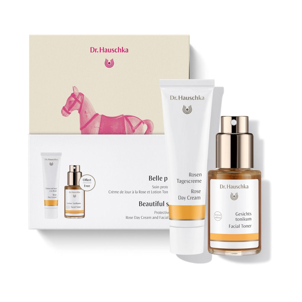 Dr. Hauschka Organic Skincare Set for Beautiful Skin - Hydrating & Nourishing Face Care Kit for Daily Use & Spa Days