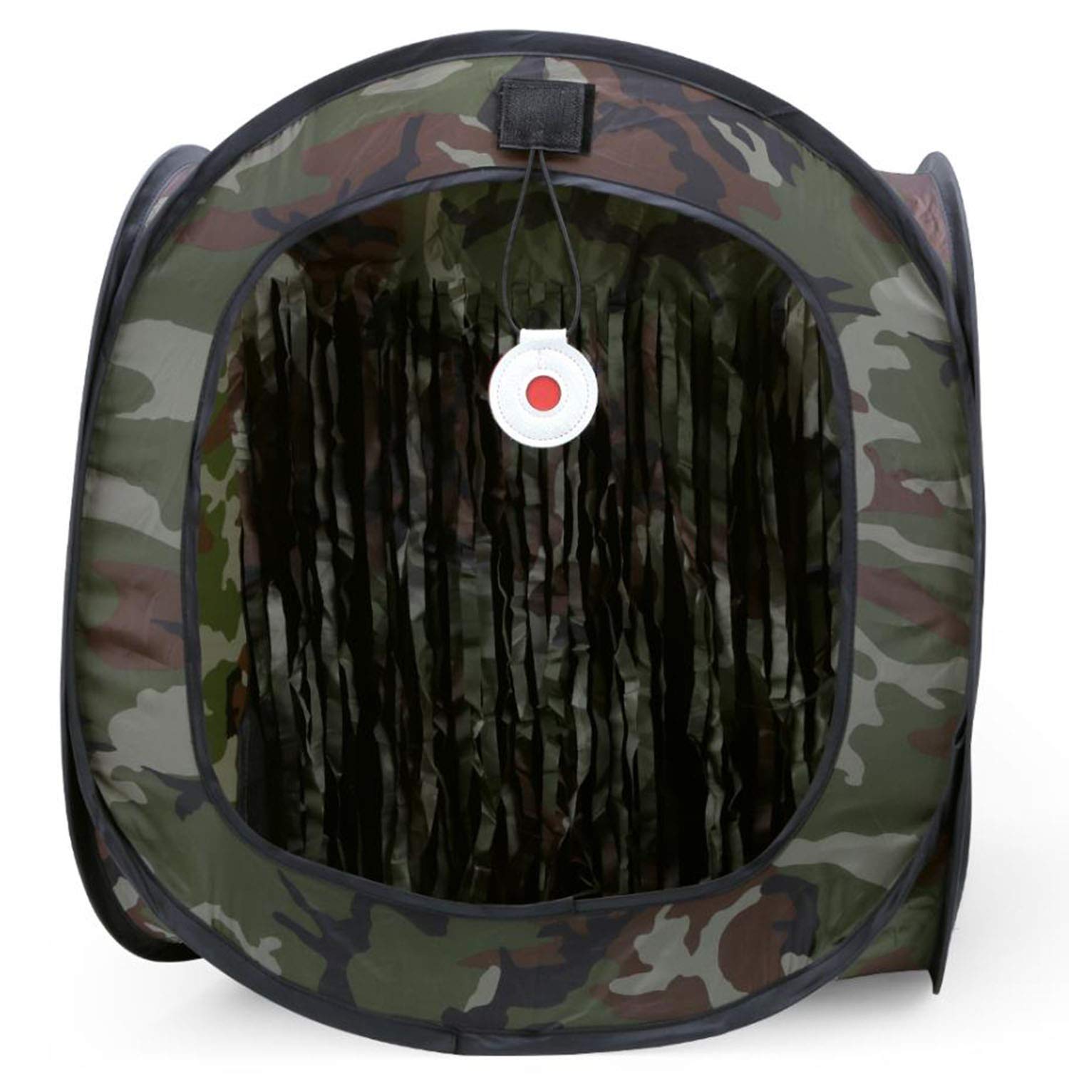 Portable Airsoft Target Box with Slingshot & BB Trap - Durable Ammo Catcher for Outdoor Shooting Practice | Perfect for Backyard Training & Range Sessions