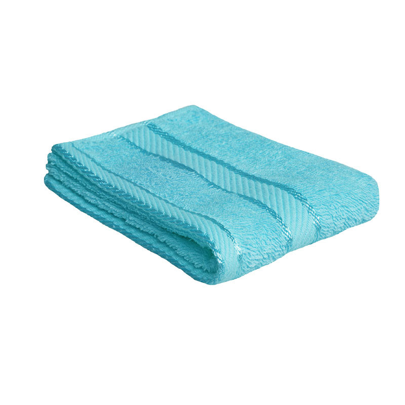 Premium 100% Cotton Turquoise Bath Towels & Face Washers Set - Soft, Absorbent & Quick-Drying for Spa, Gym, Beach & Everyday Use