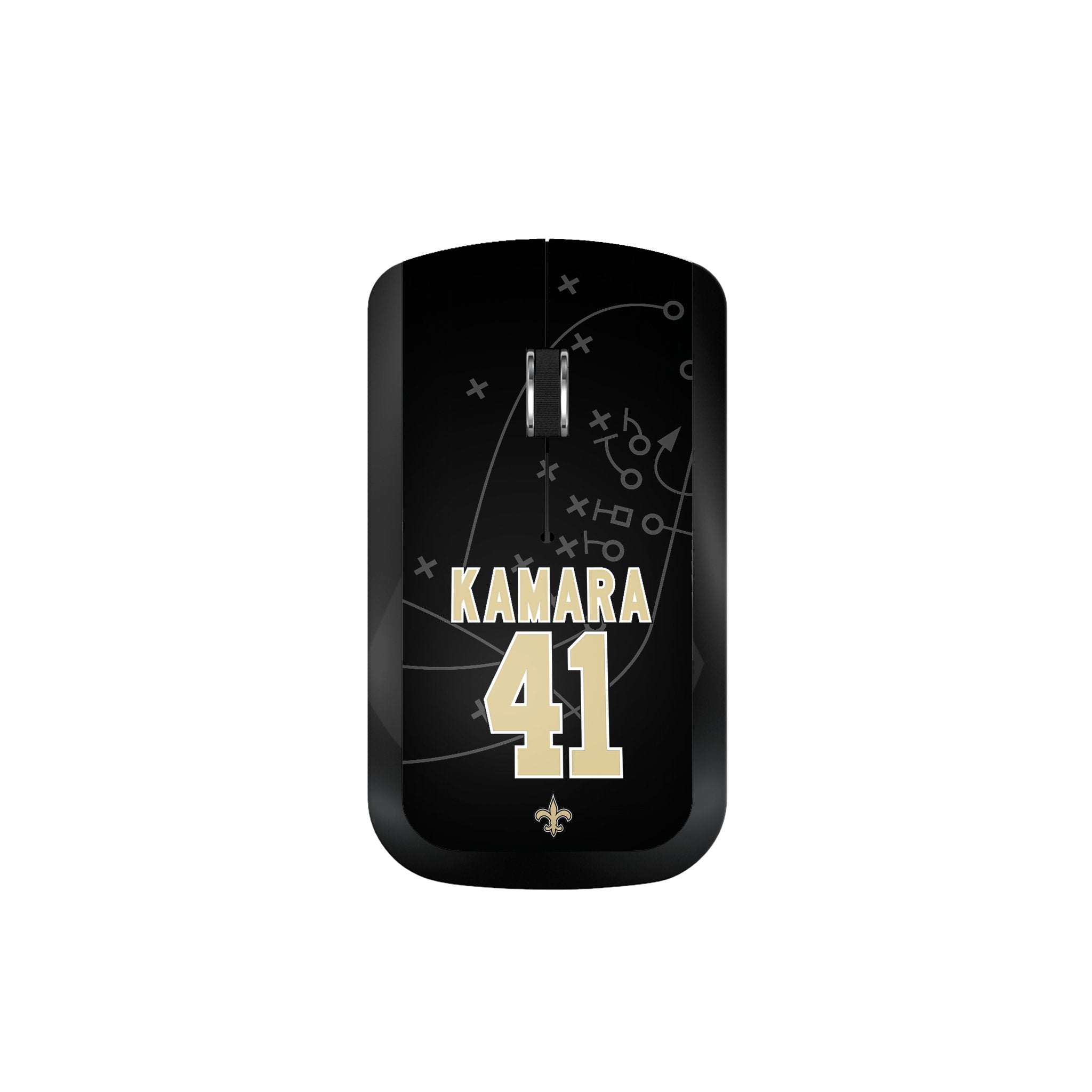 Alvin Kamara New Orleans Saints NFL Wireless Gaming Mouse - Ergonomic Design for PC, Laptop, Mac - Perfect for Football Fans, Gamers & Office Work