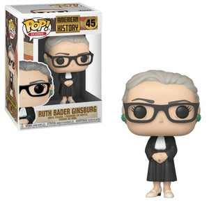 Funko Pop! Vinyl Figure - Ruth Bader Ginsburg Supreme Court Justice | American History Collectible | Perfect for Office Decor, Gifts & Pop Culture Fans