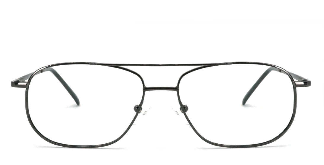Stylish Metal Eyeglasses S7284 - Lightweight Durable Frame for Men & Women - Perfect for Reading, Driving & Everyday Use