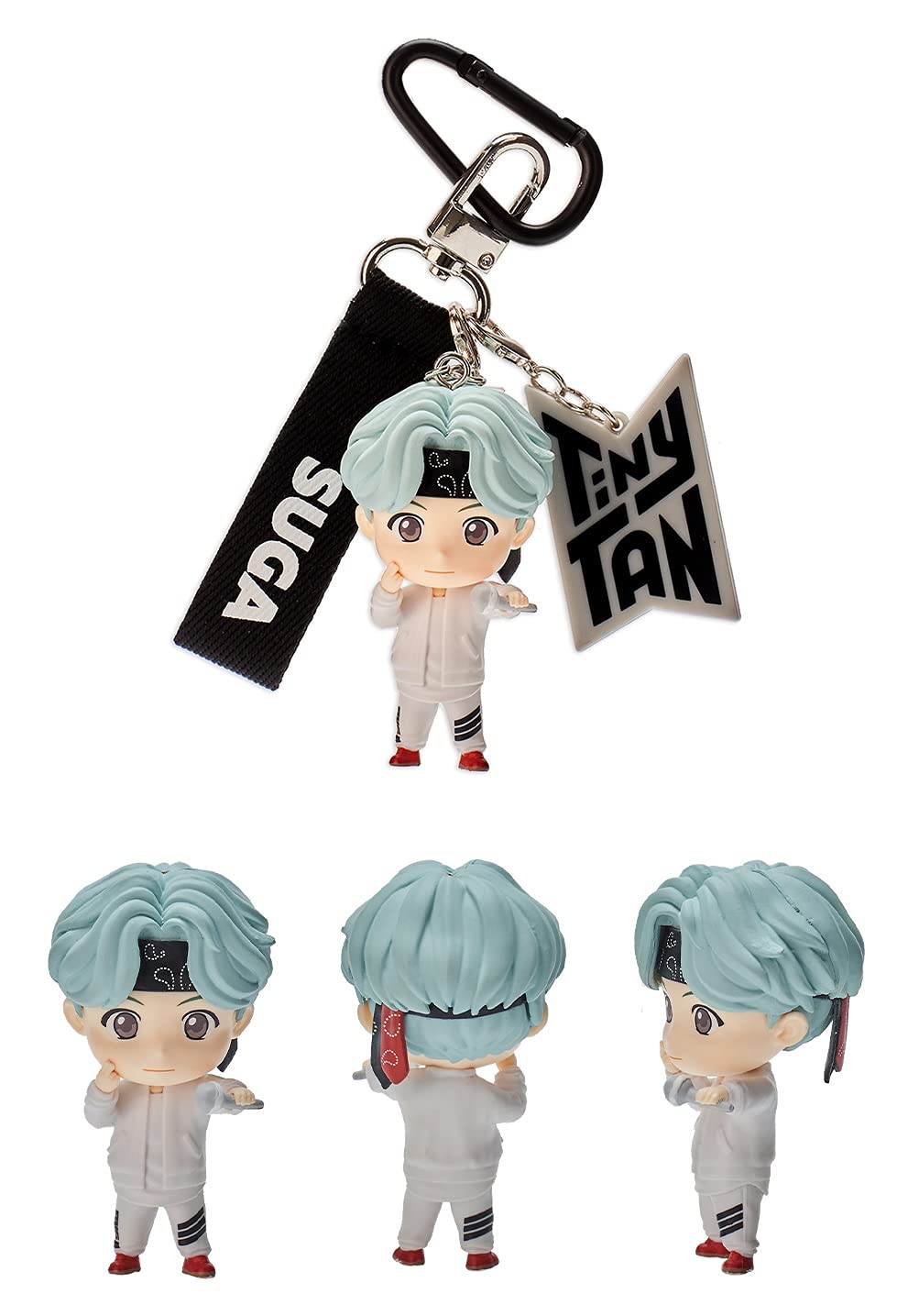 Official BTS TinyTan Figures Keychain - Cute Kpop Merchandise & Bag Accessory - Authentic Collectible Figurines for Fans, Gifts, and Daily Use
