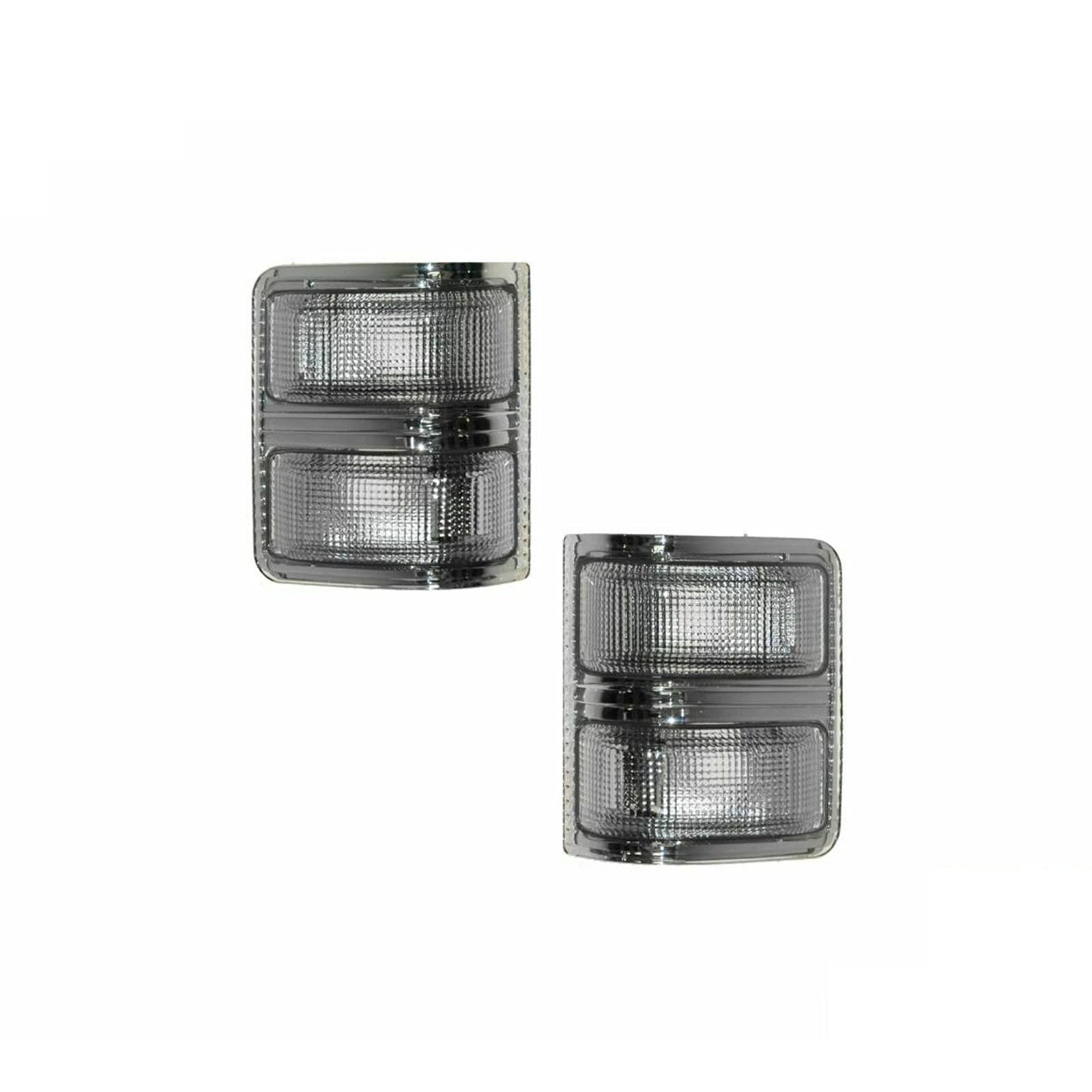 GQDDHDS Smoked Trail Ridge Tow Mirror Pair with Turn Signal Light - Compatible with Trucks & SUVs for Enhanced Visibility & Safety