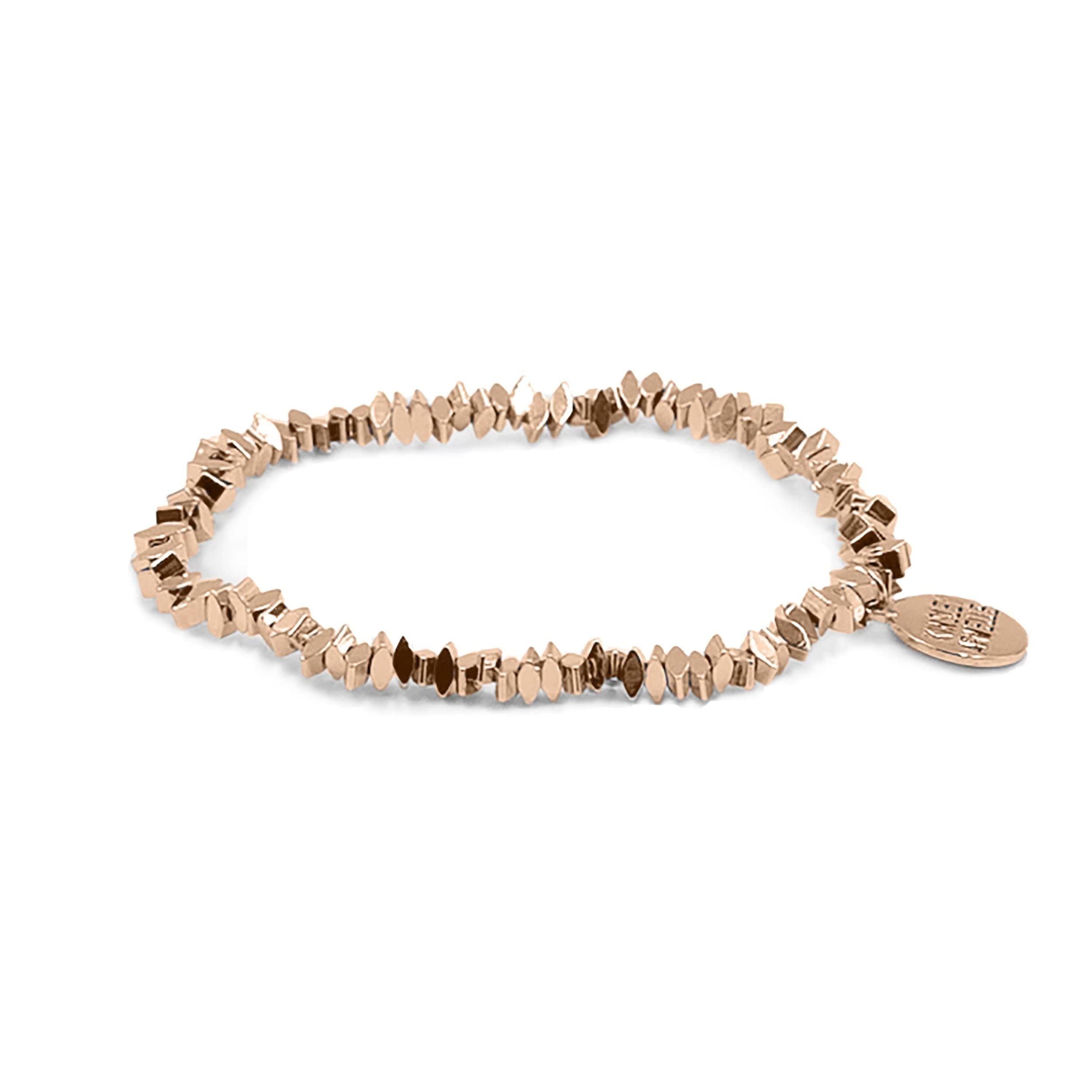 Kinsley Armelle Goddess Collection Rose Gold Lexis Bracelet - Elegant Women's Jewelry for Parties, Weddings & Special Occasions