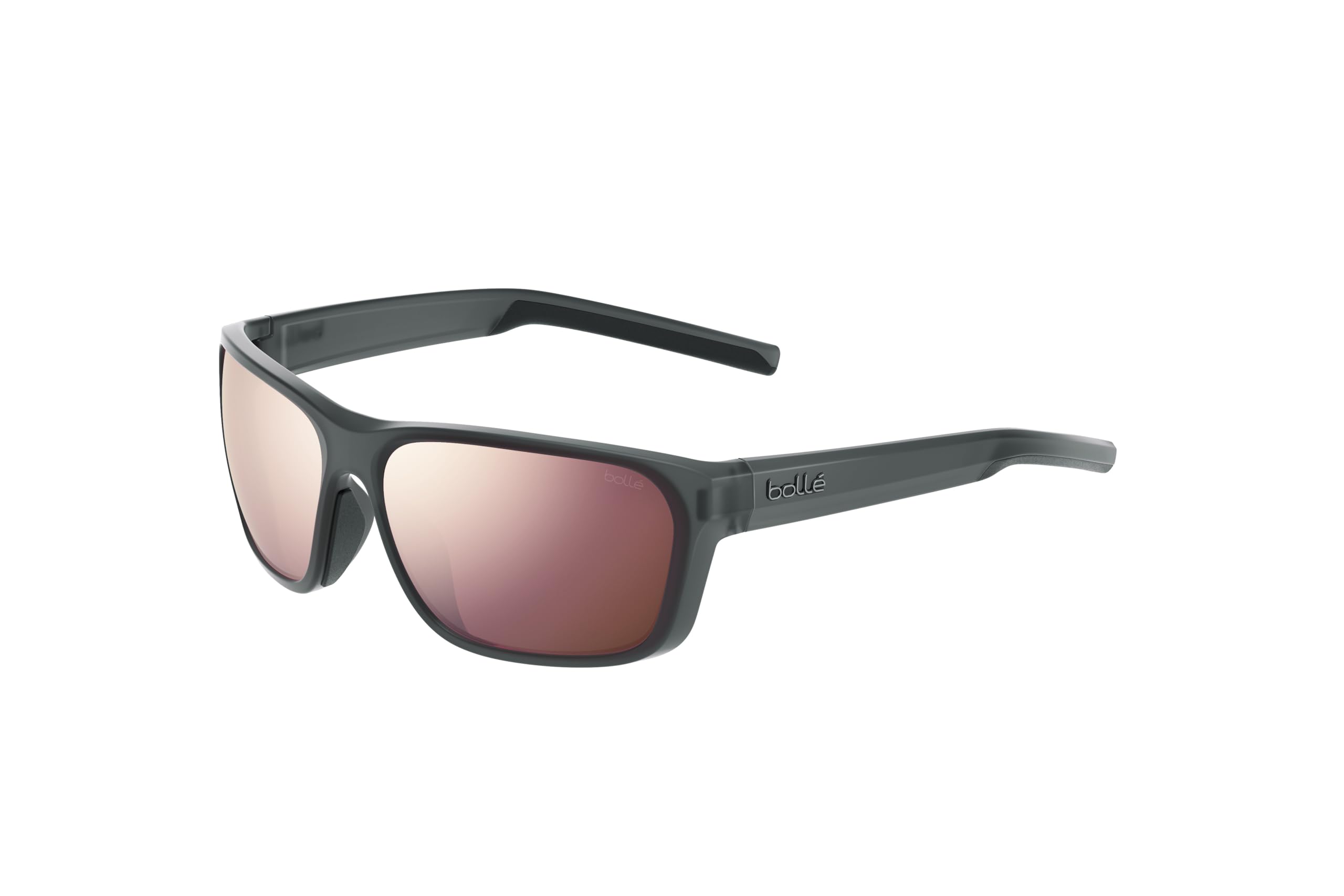Bollé Strix Rectangular Sunglasses for Men & Women - UV Protection Polarized Sports Sunglasses for Running, Cycling & Outdoor Activities