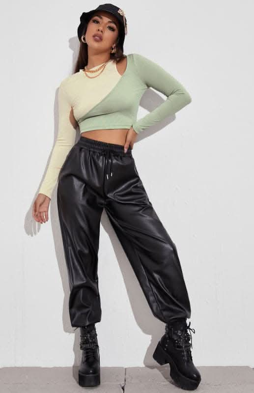 Trendy Color Block Strapless Top for Women - Fashionable Summer Blouse for Parties, Beach & Casual Outings