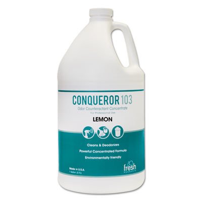 FRS 1-WB-LE 1 Gallon Lemon Scent Odor Eliminator Concentrate - Industrial Strength Deodorizer for Home, Office & Commercial Use - Fresh Citrus Fragrance Air Freshener