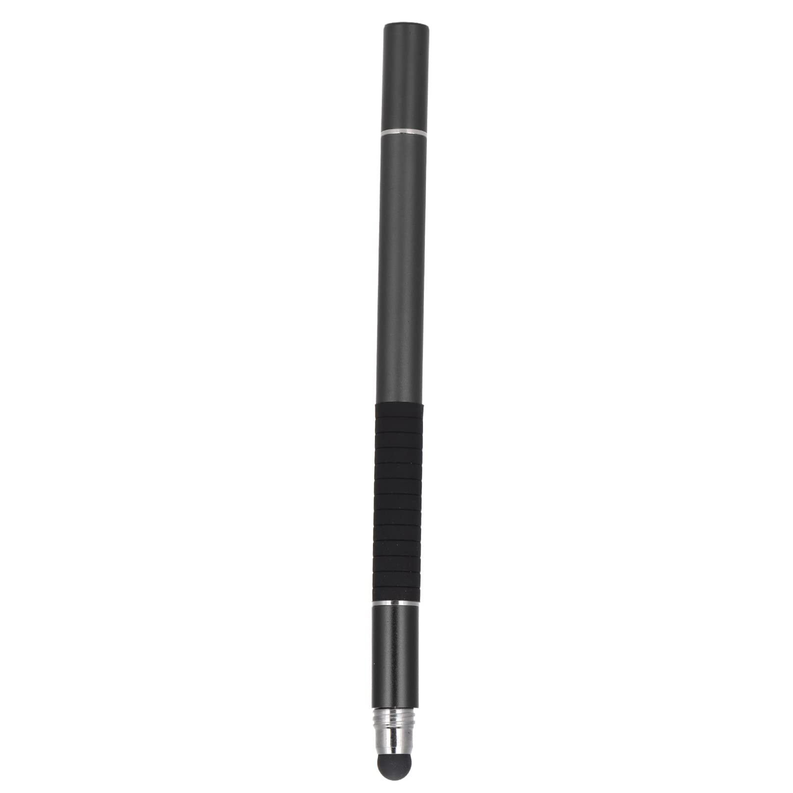 2-in-1 Touch Screen Stylus Pen for iPhone, iPad, Kindle & Android Tablets - Precise Digital Stylus with Dual Function (Black) - Perfect for Drawing, Note-Taking & Screen Navigation