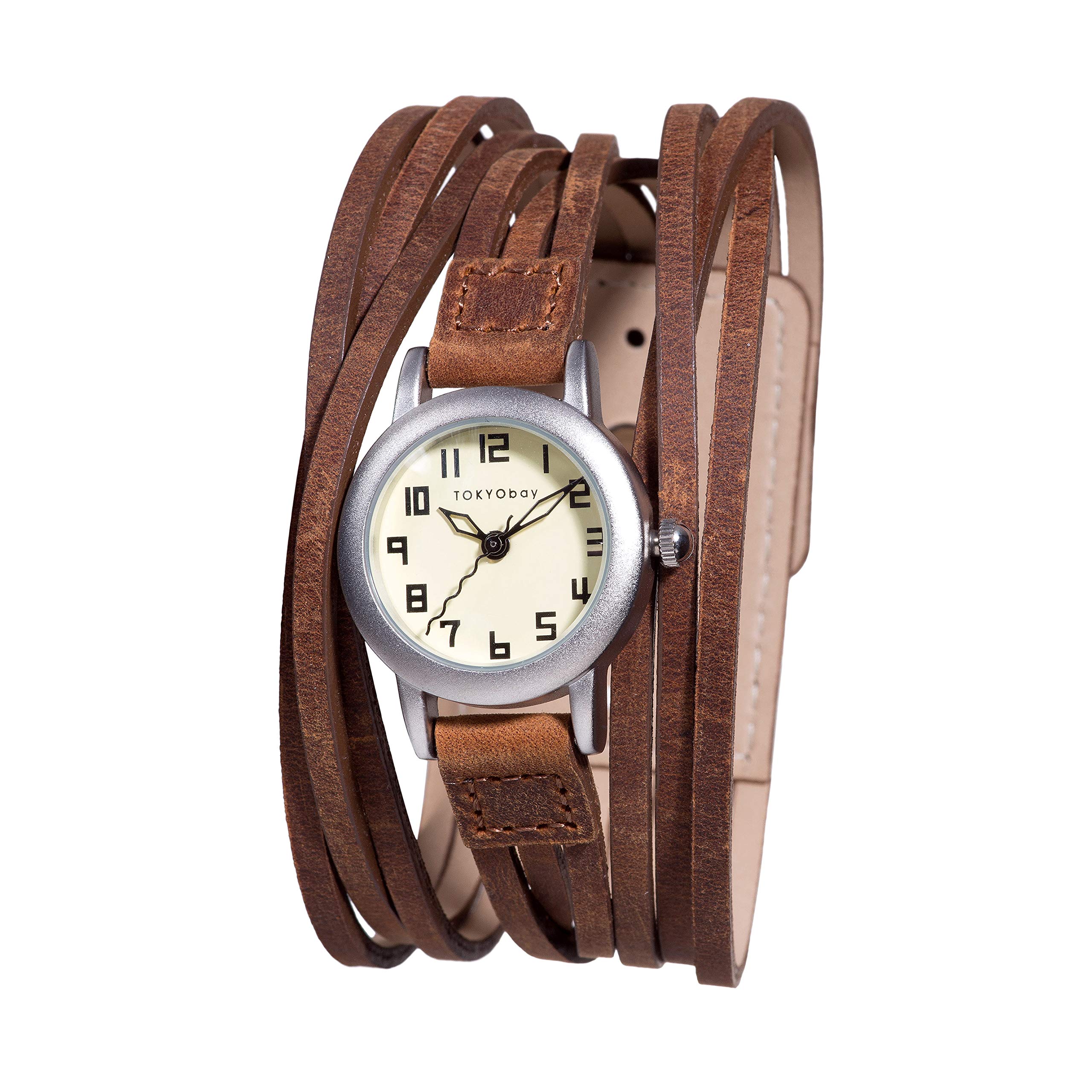 TOKYObay Gaucho Women's Genuine Leather Fashion Watch - Stylish Analog Wristwatch for Everyday Wear, Office & Casual Outfits