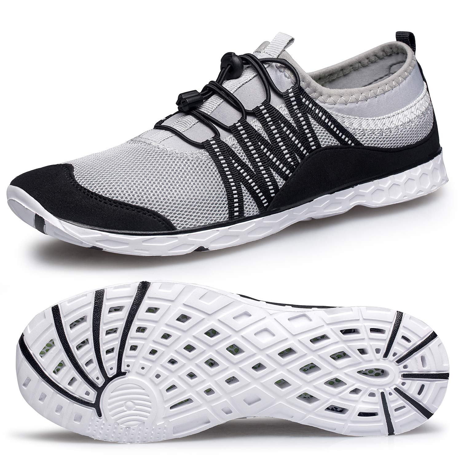 Alibress Men's Water Shoes - Lightweight Quick-Dry Aqua Beach Shoes for Swimming, Surfing & Outdoor Activities