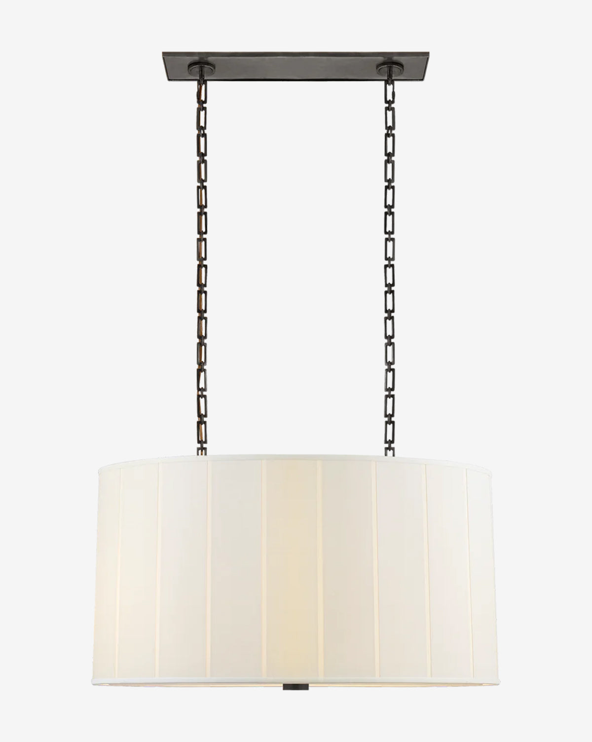 Perfect Pleat Oval Hanging Shade - Elegant Window Treatment for Living Room, Bedroom & Kitchen Decor